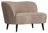 Sara Lougesofa, venstrevendt - Khaki fløjl - Unoliving.com