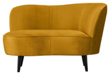 Sara Loungesofa, højrevendt - Ochre fløjl - Unoliving.com