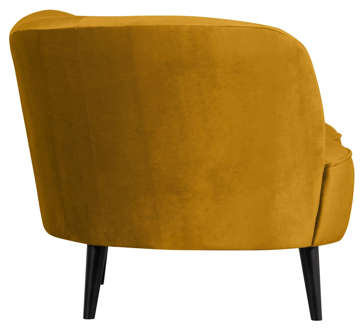 Sara Loungesofa, venstrevendt - Ochre fløjl - Unoliving.com