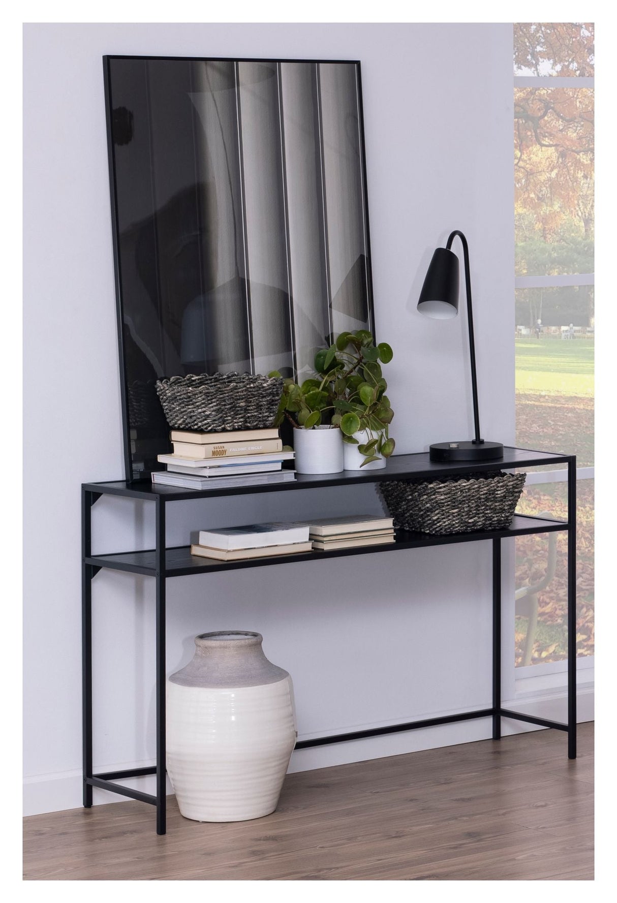 Seaford Konsolbord, Sort, B120 - Unoliving.com