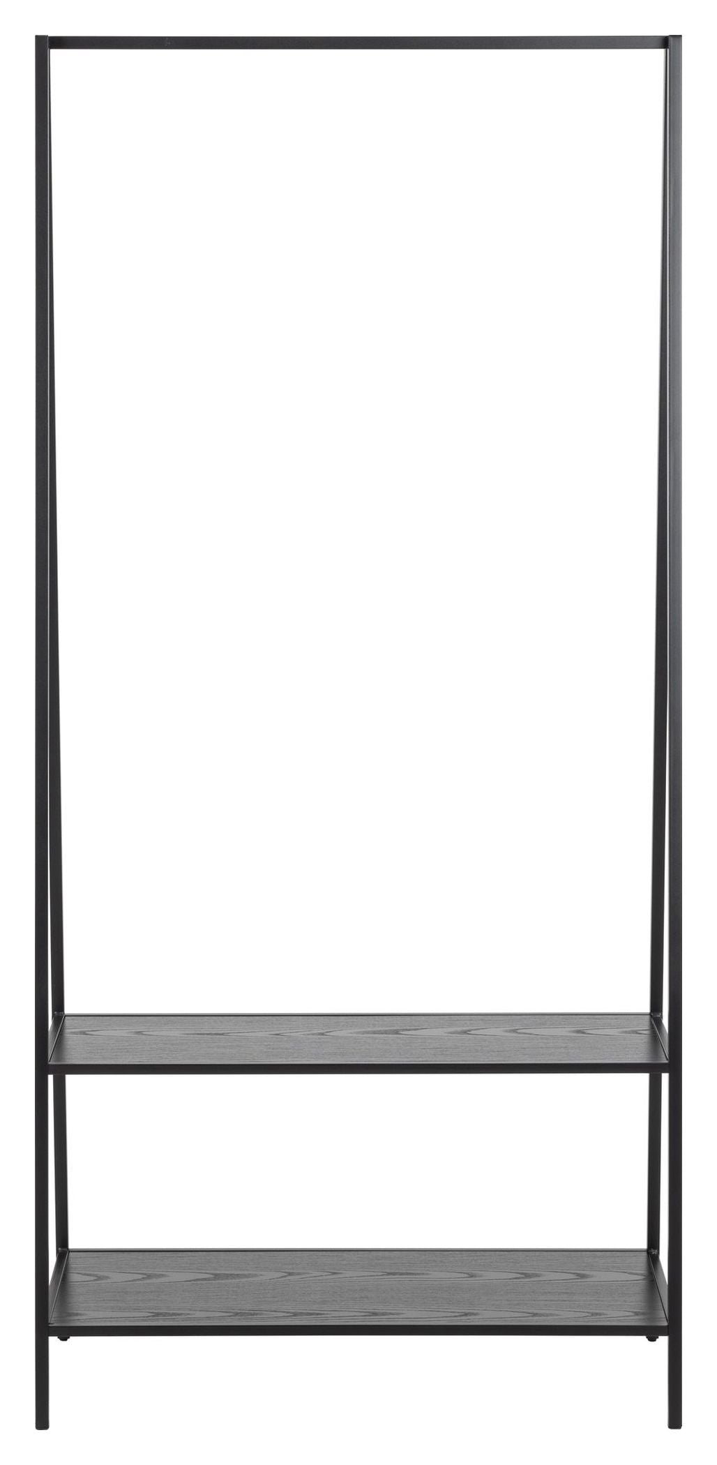 Seaford Tøjstativ, Sort metal, 77x37x165 - Unoliving.com