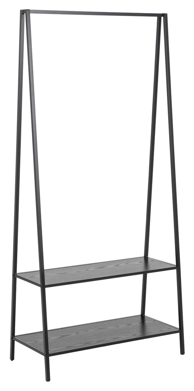 Seaford Tøjstativ, Sort metal, 77x37x165 - Unoliving.com