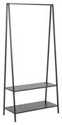 Seaford Tøjstativ, Sort metal, 77x37x165 - Unoliving.com