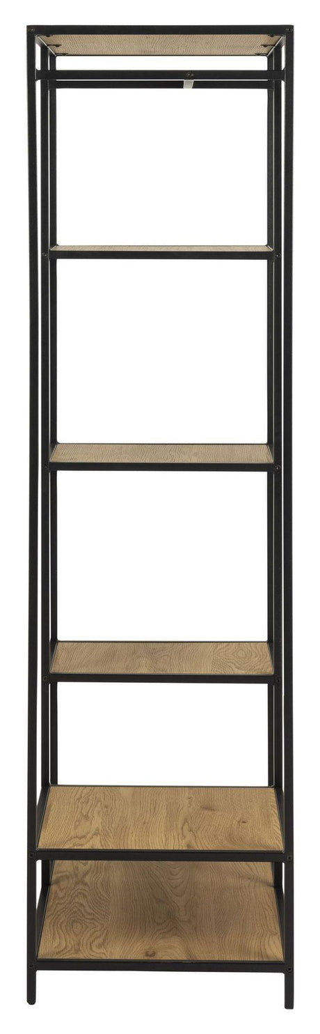 Seaford Tøjstativ m. hylder, Natur MDF, 77x45x165 - Unoliving.com