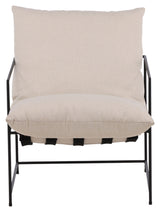 Sedalia Loungestol - Sort/Hvid - Unoliving.com