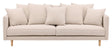 Segelskären 3-pers sofa - Beige linned - Unoliving.com