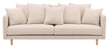 Segelskären 3-pers sofa - Beige linned - Unoliving.com