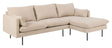 Selena Sofa m. chaiselong Beige, Højrevendt - Unoliving.com