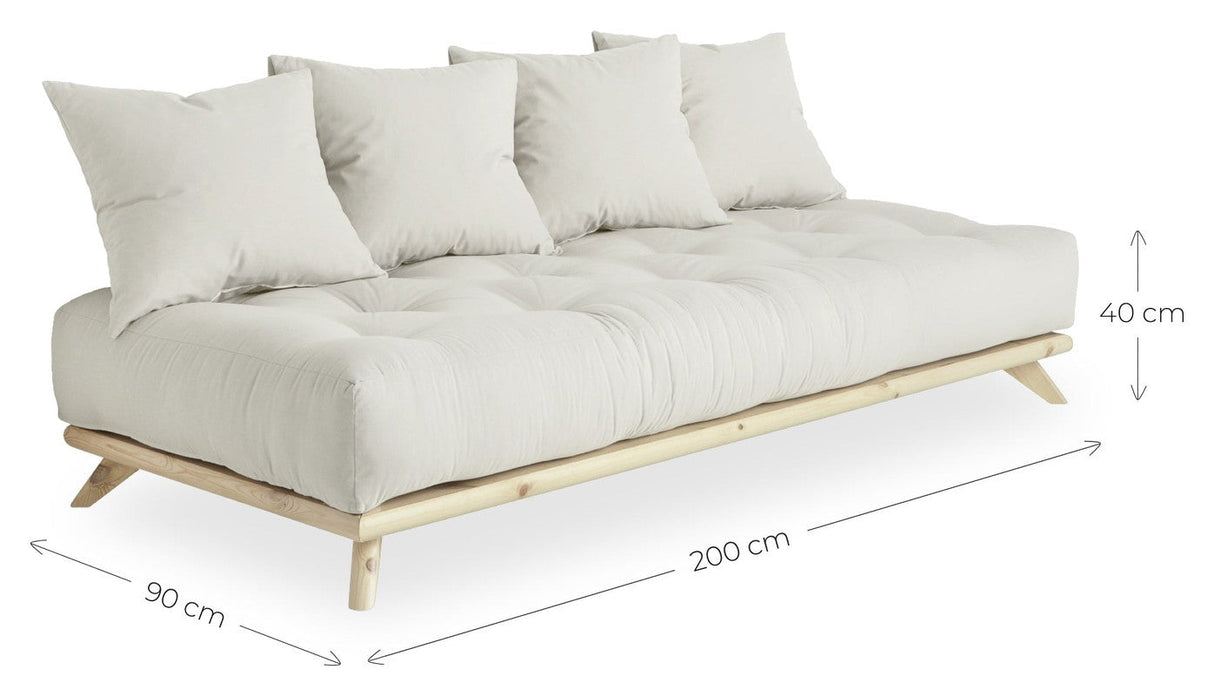 Senza Daybed, Beige/Natur - Unoliving.com