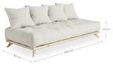 Senza Daybed, Beige/Natur - Unoliving.com