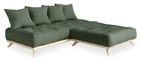 Senza Daybed, Olive Green/Natur - Unoliving.com