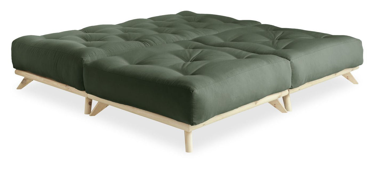 Senza Daybed, Olive Green/Natur - Unoliving.com