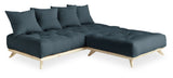 Senza Daybed, Petroleum Blue/Natur - Unoliving.com