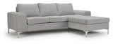 Shea FLIP Sofa med chaiselong, Grå - Unoliving.com