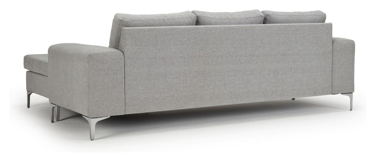 Shea FLIP Sofa med chaiselong, Grå - Unoliving.com