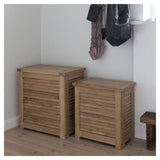 Sheba Vasketøjskurv, Teak - Unoliving.com