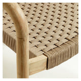 Sheryl Spisebordsstol Beige/Lys Træ - Unoliving.com