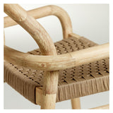 Sheryl barstol SH: 69cm, Beige/Lys Træ - Unoliving.com