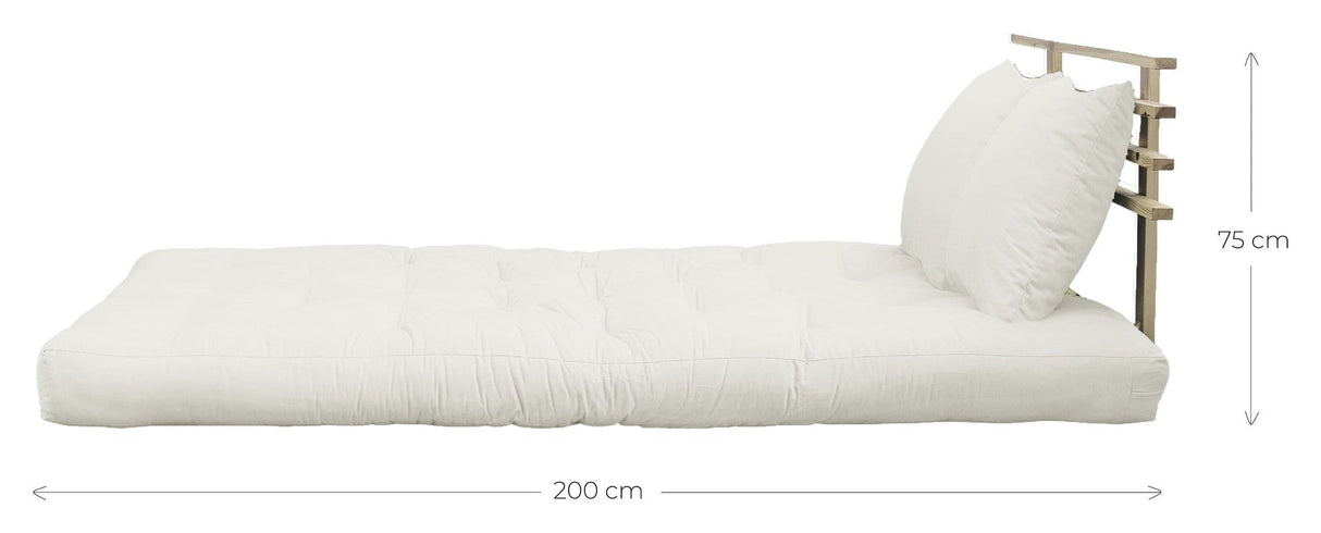 Shin Sano Futon, Brun/Natur - Unoliving.com