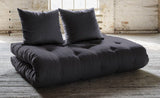 Shin Sano Futon Sofa, Dark Grey/Natur - Unoliving.com