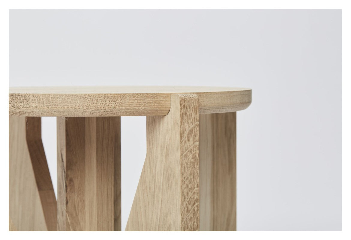 Simple Stool Skammel, Eg, Ø36 - Unoliving.com