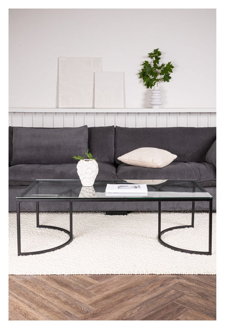 Skanör Sofabord 70x140 - Sort - Unoliving.com