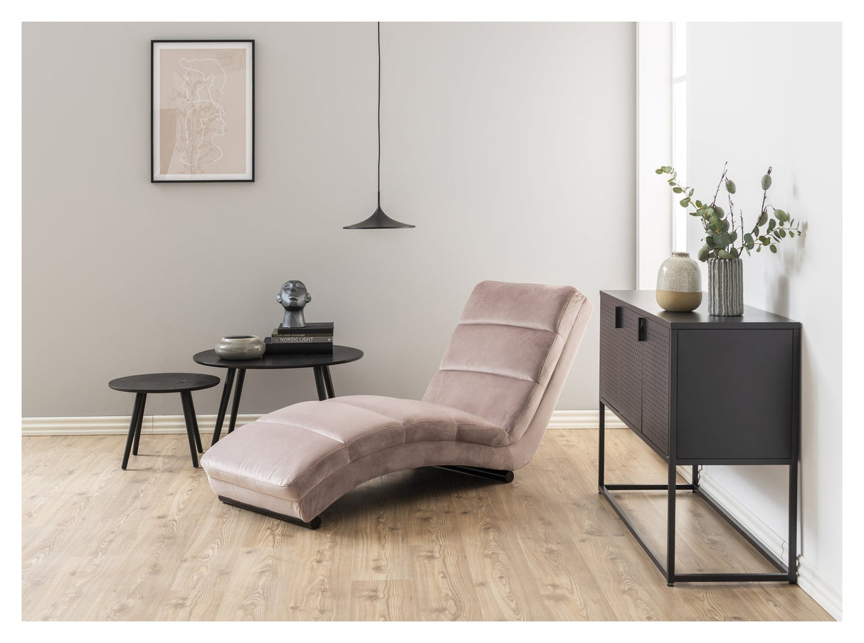 Slinky, loungestol - dusty rose - Unoliving.com