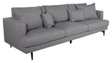 Sofia 3-pers. Sofa, Grå Stof - Unoliving.com