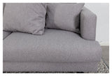 Sofia 3-pers. Sofa, Grå Stof - Unoliving.com