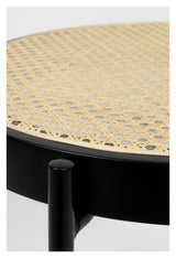 Spike Sidebord, Ø50, Rattan/Bøg - Unoliving.com