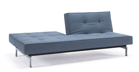 Splitback Chrome Sovesofa, Mixed Dance/Light Blue - Unoliving.com