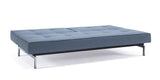 Splitback Chrome Sovesofa, Mixed Dance/Light Blue - Unoliving.com