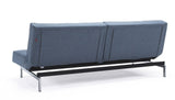 Splitback Chrome Sovesofa, Mixed Dance/Light Blue - Unoliving.com