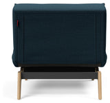 Splitback Eik Loungestol, Eg, Argus/Navy Blue - Unoliving.com