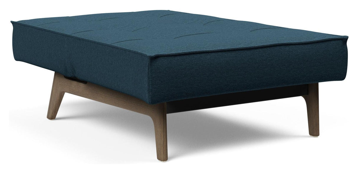 Splitback Eik Loungestol, Røget eg, Argus/Navy Blue - Unoliving.com