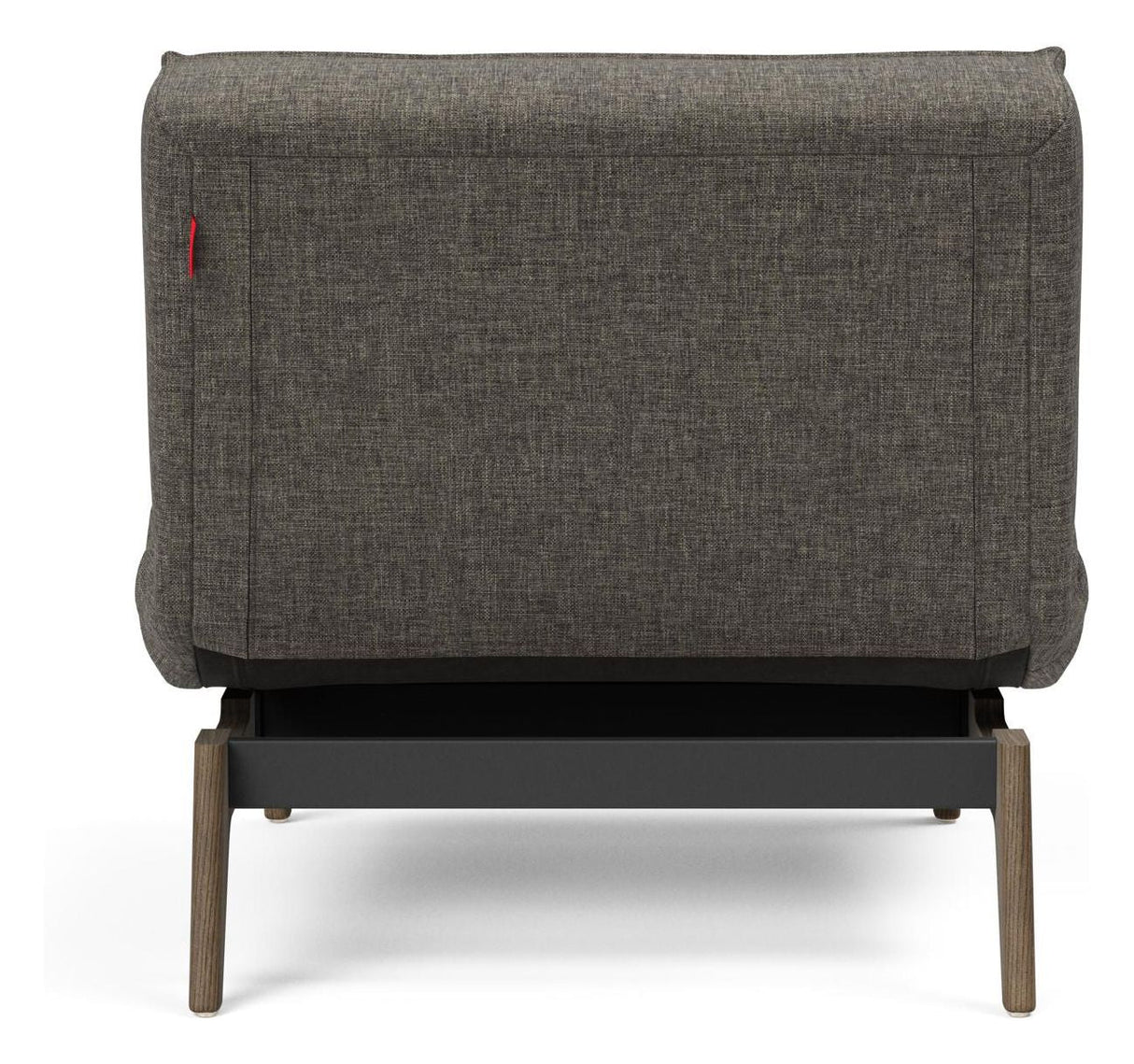 Splitback Eik Loungestol, Røget eg, Flashtex, Dark grey - Unoliving.com