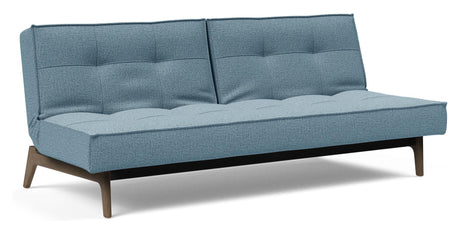 Splitback Eik Sovesofa, Røget eg, Mixed Dance/Light Blue - Unoliving.com