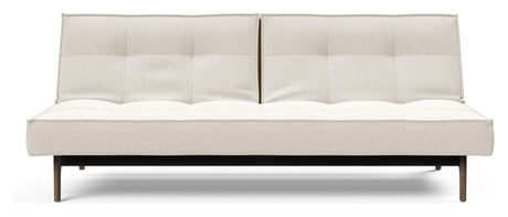 Splitback Eik Sovesofa, Røget eg, Offwhite Bouclé - Unoliving.com