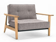 Splitback Frej Loungestol, Mixed Dance/Grey - Unoliving.com