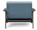 Splitback Frej Loungestol, Røget eg, Mixed Dance/Light Blue - Unoliving.com