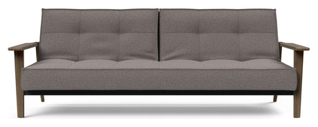 Splitback Frej Sovesofa, Røget eg, Mixed Dance/Grey - Unoliving.com