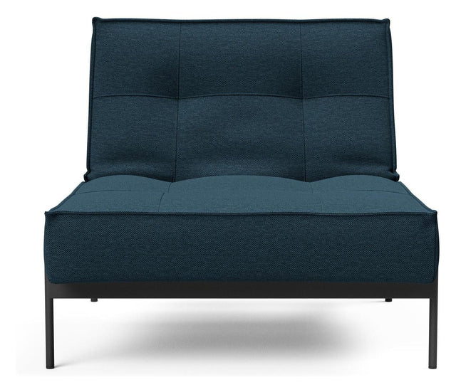 Splitback Lauge Loungestol, Argus/Navy Blue - Unoliving.com