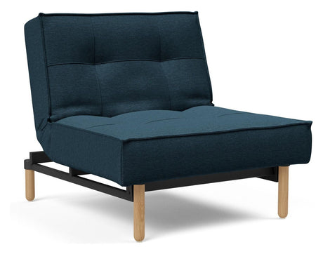 Splitback Stem Loungestol, Argus/Navy Blue - Unoliving.com