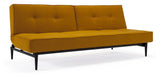 Splitback Styletto Sovesofa, Curry/sort - Unoliving.com