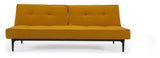 Splitback Styletto Sovesofa, Curry/sort - Unoliving.com