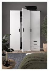 Sprint Garderobeskab 200x147 - Hvid - Unoliving.com