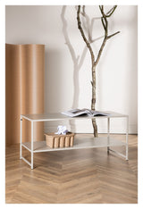 Staal Sofabord - Beige - Unoliving.com