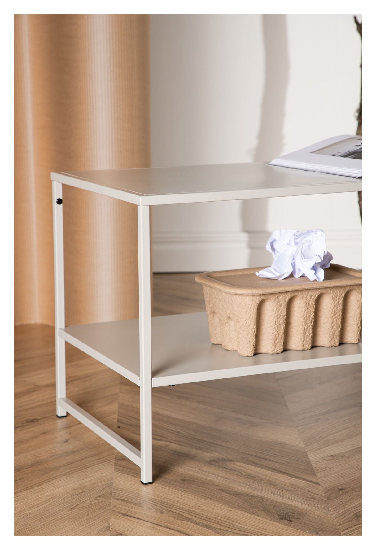 Staal Sofabord - Beige - Unoliving.com