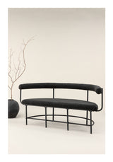 Stallhagen, Sofabænk - Sort/boucle - Unoliving.com