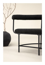 Stallhagen, Sofabænk - Sort/boucle - Unoliving.com